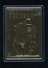 1999-2001 Danbury Mint 22K Gold Legends Ben Davidson #10 0au4