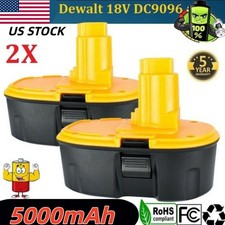 NEW 18 Volt For DeWalt 18V 7.0Ah Battery PACK/ Charger DC9096 DC9099 DC9096-2