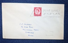 POST EARLY CHRISTMAS Δ901 PANGBOURNE 1961