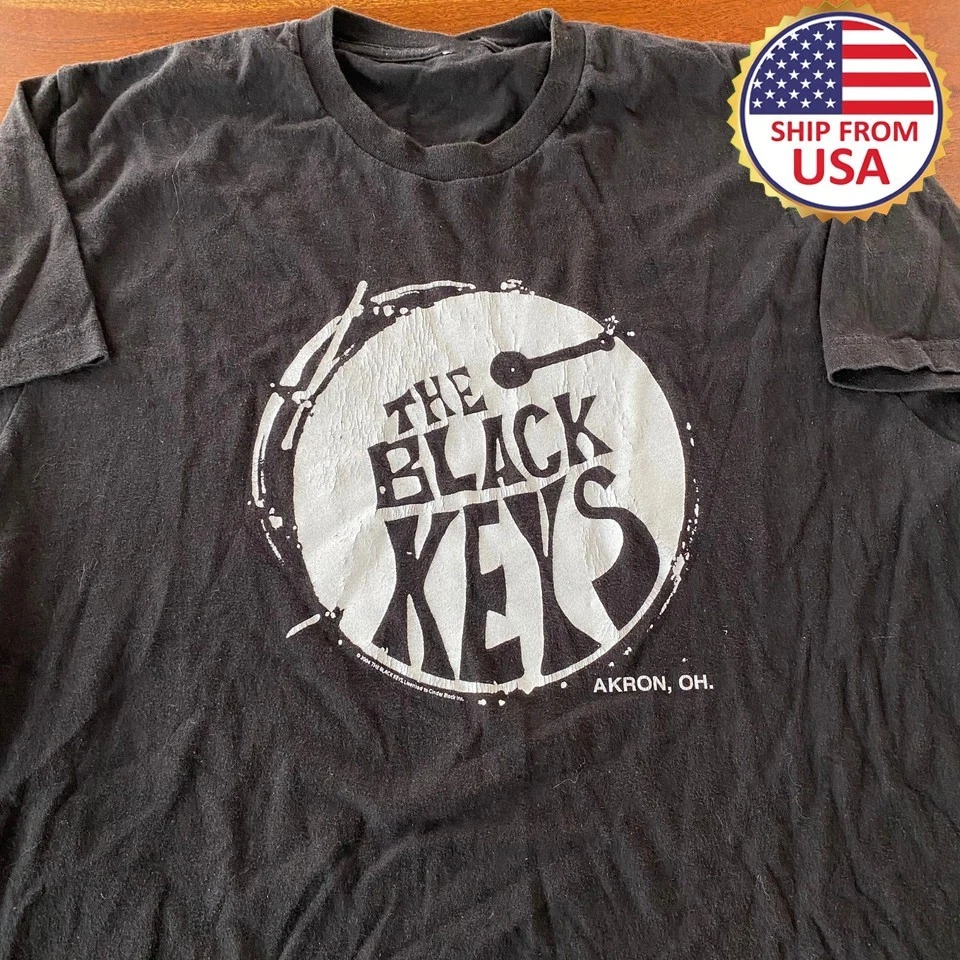 新品未使用　THE BLACK KEYS TOUR Tシャツ　サイズXL The Black Keys TOUR 2025 Band Gift For Fan S-5XL Black T-shirt