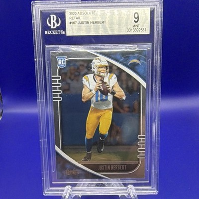 2020 Panini Absolute - Rookie Justin Herbert #167 (RC)
