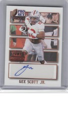 2021 Pro Set Power #PP-GSJ Gee Scott Jr. Power Prospects Autographs B18R4C124