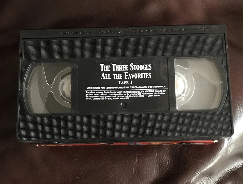 The Three Stooges - All Time Favorites VHS (2 Tape Set) - Image 4 of 4