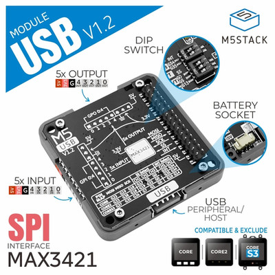 M5Stack Official USB Module with MAX3421E V1.2