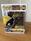 Funko Pop Marvel Wolverine Glows in the Dark Entertainment Earth Exclusive 662