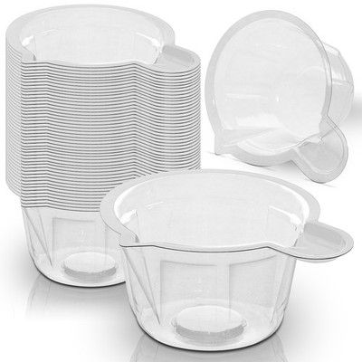 50er Pack - RE-GEN Klar Kunststoff 40ml Flüssiglack Harz Mischen Gießbecher Töpfe