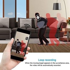 Mini Telecamera WIFI Tascabile Portatile Videocamera con App Foto Video Registra - Miniatura 1