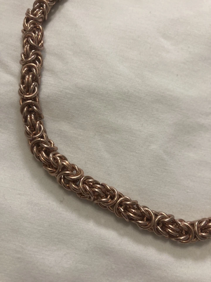 Bronzo Italia Polished Graduated Byzantine Necklace  - Image 3 of 4