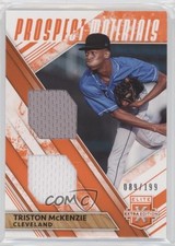 2019 Elite Extra Edition Dual Prospect Materials Orange Triston McKenzie s3g
