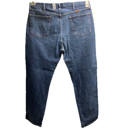 Vintage Rustler Mens Jeans Size 38 Dark Wash Denim Pants Workwear Inseam 29 - Picture 2 of 4