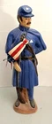 Vintage Ceramic Civil War Union Soldier 19” Tall