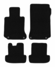 Velours-Fußmatten für Mercedes W207 Coupe ab 2009 4tlg Schwarz BASIC Automatten Velours-Fußmatten für Mercedes W207 Coupe ab 2009 4tlg Schwarz BASIC Automatten