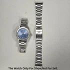 For ORIENT Mako 40 Steel 20mm Silver Brushed WatchBand Strap Bracelet Hollow end