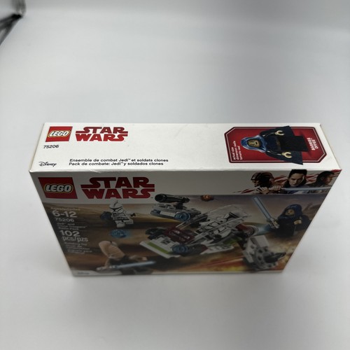 LEGO Star Wars Jedi And Clone Troopers Battle Pack 75206 Retired New In Box - Picture 2 of 5