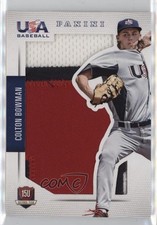 2015 Panini USA Baseball Jumbo Jerseys Prime 2/15 Colton Bowman #2 0o1