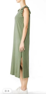 Sundry Size 2 Ayana Flutter Ruffle Cap Sleeve Midi Dress Sage Green Casual M | eBay Sundry Size 2 Ayana Flutter Ruffle Cap Sleeve Midi Dress Sage Green Casual M | eBay