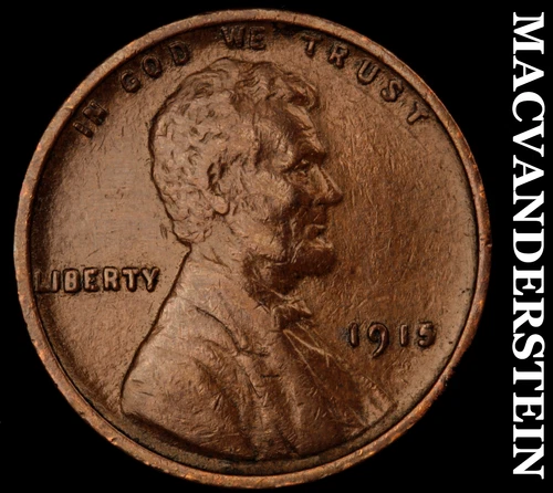 1915 Lincoln Wheat Cent- Extra Fine Semi Key Better Date No Reserve #i8142