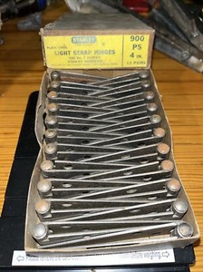 Stanley 4 Inch Light Strap Hinges, 11 Pair