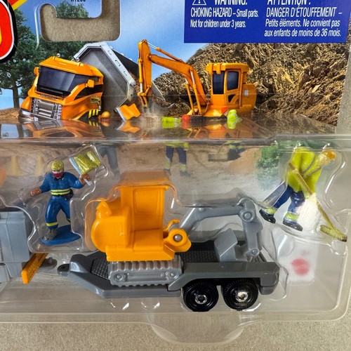 Matchbox 2025 Hitch & Haul Adventure Pack zona di costruzione 1:64 auto pressofusa - Foto 5 di 6