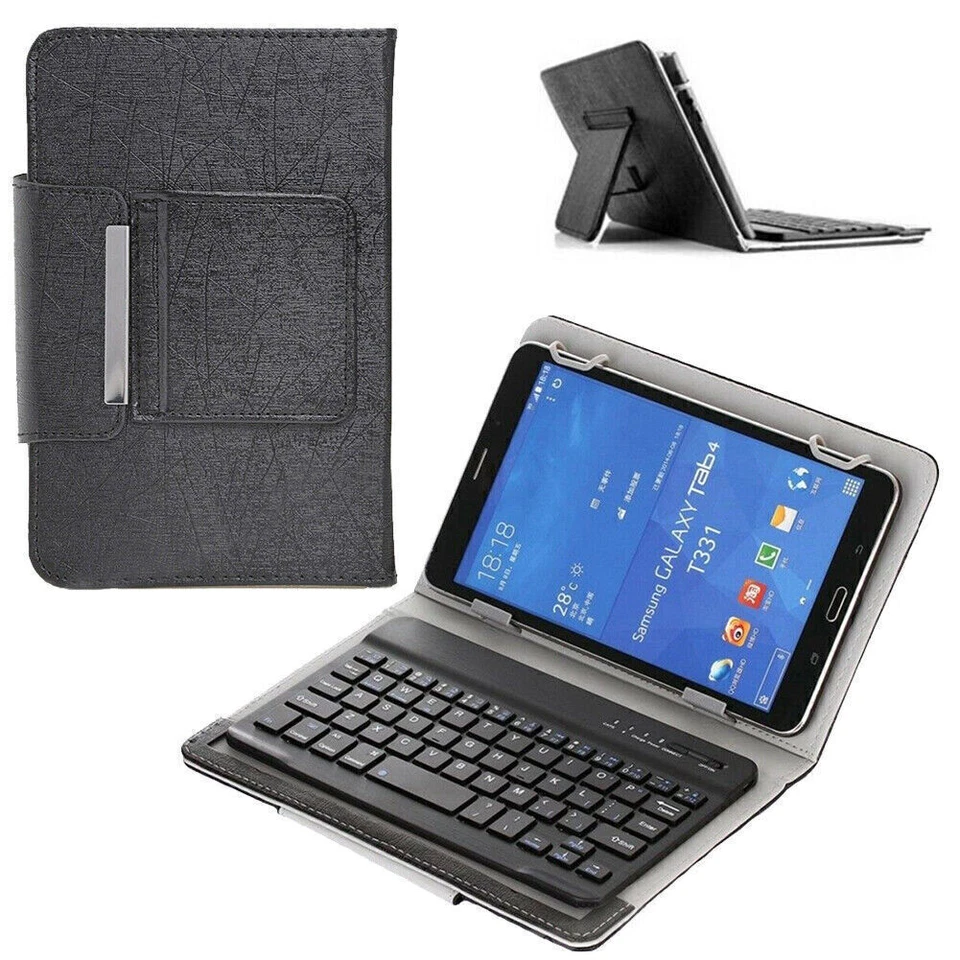 For Alcatel 1T 3T Pixi 7.0/10.1 inch Tablet Slim Keyboard Case Folio Stand Cover - Image 2 of 4