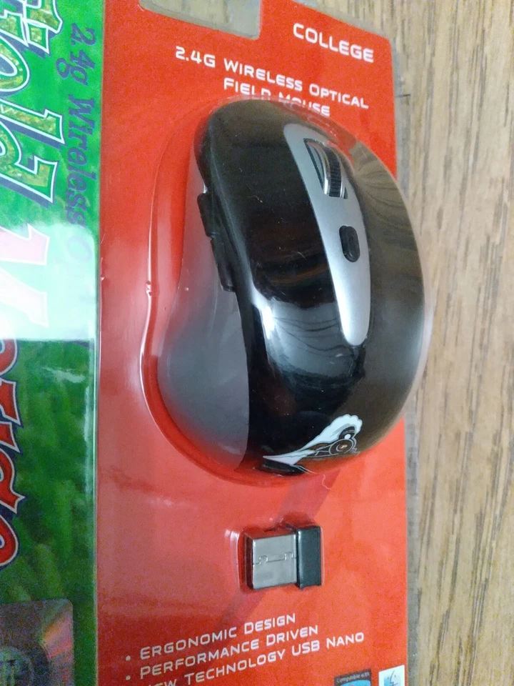 Purdue University Wireless Optical Mouse 2.4G Windows / Mac College Big 10 - Image 2 of 4