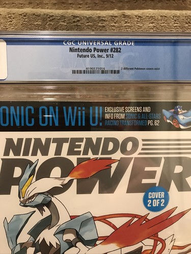 Nintendo Power 282 CGC 7.0 Pokemon White Nintendo Ds Zekrom Guide Magazine Wata - Afbeelding 3 van 9