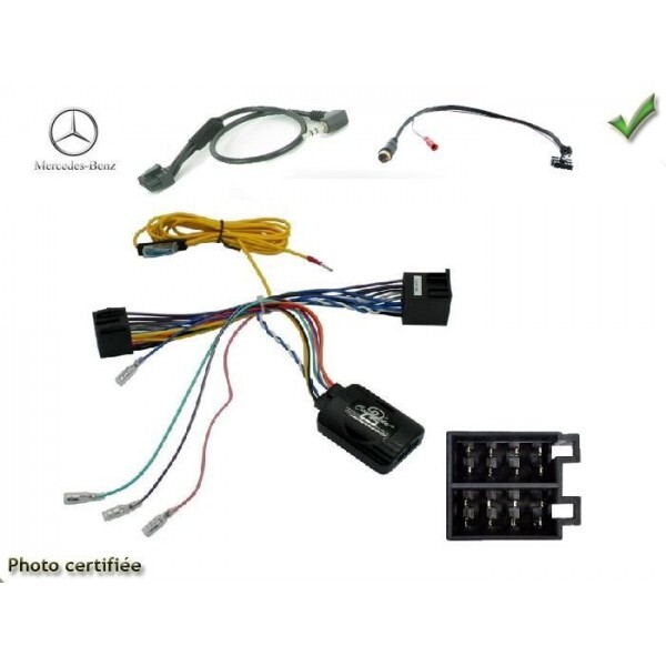 Commande au volant Mercedes Vito W224 en panne réparer autoradio Audio 15 avec module ISO