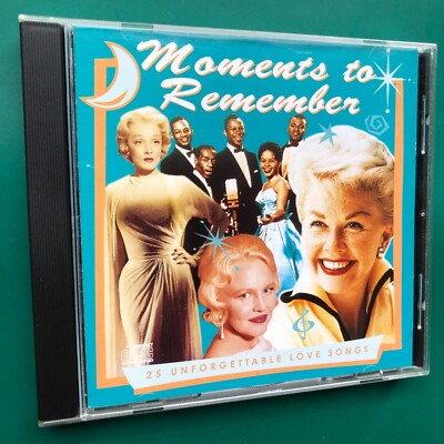 MOMENTS TO REMEMBER (25 Unforgettable Love Songs) Pop Easy CD Ink Spots K-Tel F