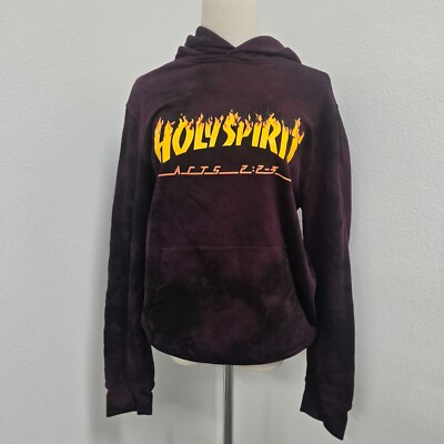 Women fleece pullover Tie Dye Hoodie | Handmade