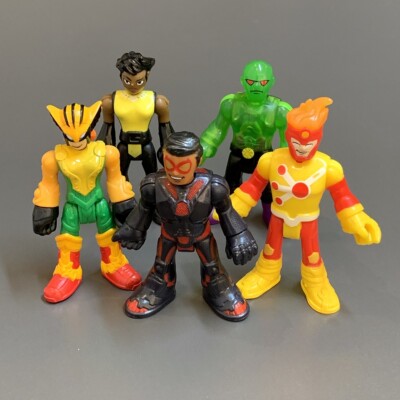 5X Imaginext DC Super Friends Firestorm Martian Action Figure Fisher Price Toys