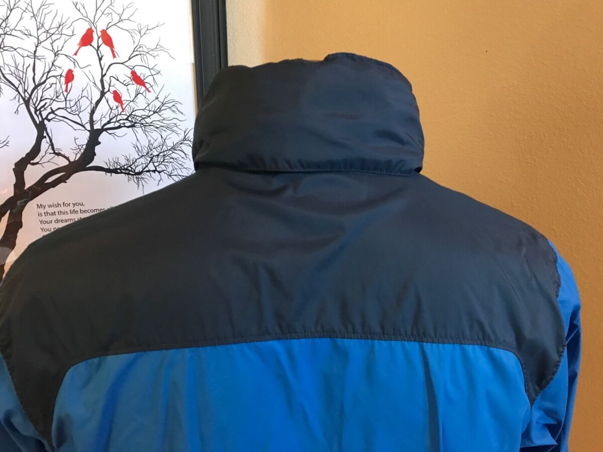 Columbia Packable Blue Jacket Windbreaker Rain Jacket Mens Columbia Packable Blue Jacket Windbreaker Rain Jacket Mens