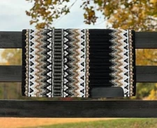 Western Show Horse Riding Handmade  Saddle Pad Wool in 34*42