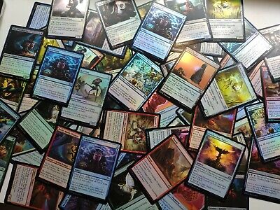 Boosterfresh NM Eng MTG Double Matsers lot of 9 Random Foil Common cards