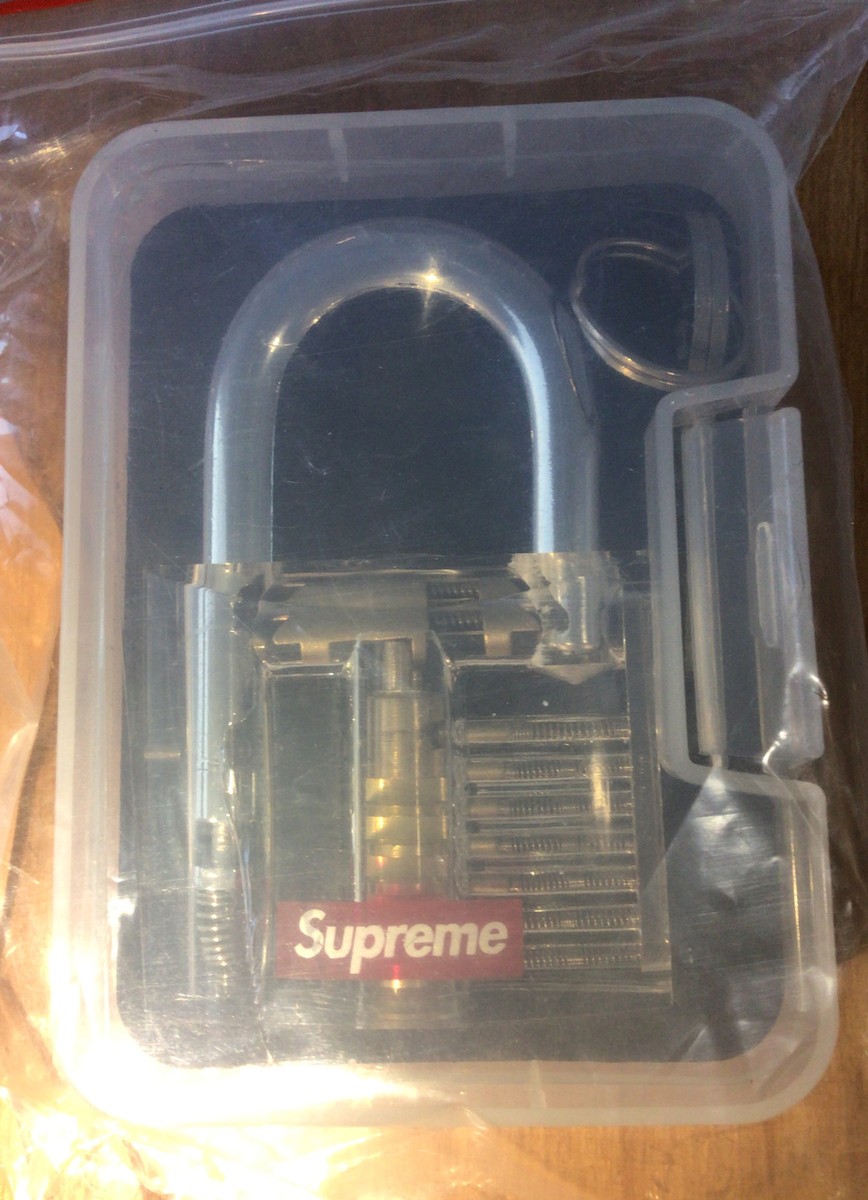 Supreme Transparent Lock Clear SS20 Brand New /Never Opened 100