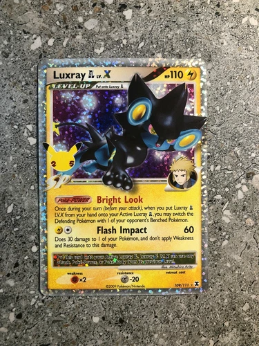 Pokemon TCG Cards Luxray GL Lv.X 109/111 Celebrations Classic Collection NM-M