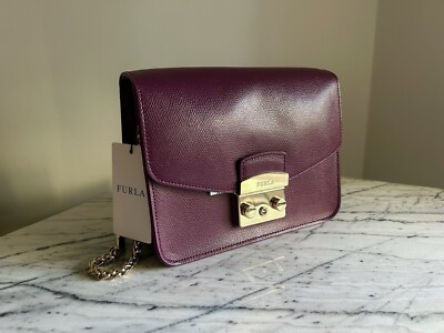 Furla Metropolis S | Aubergine | mit Etikett | neu