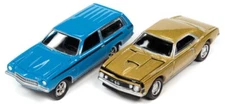 Johnny Lightning 1:64 1967 CHEVY CAMARO SS & '72 CHEVY STINGER WAGON JLSP170B-4D
