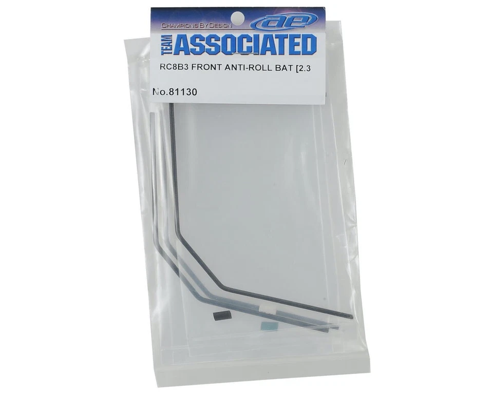 Team Associated RC8B3 Stabi Set 2.3-2.5mm vorne ASC81130 RC8B4, RC8B4.1, ... - Bild 2 von 2