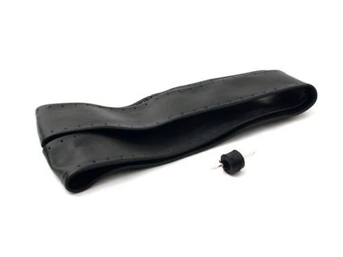 Cubierta de volante de cuero de ajuste personalizado pieles de ruedas lisas perforadas talla C Foto 4 de 4