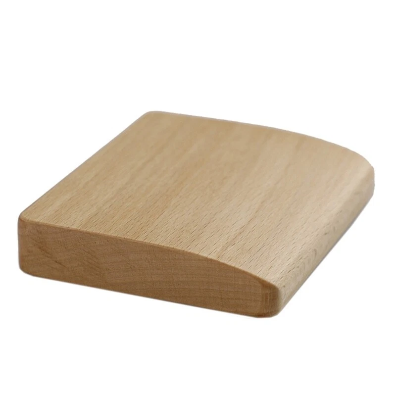 Ergonomic Walnut Mechanical Keyboard Wrist Rest for One-Handed Typing