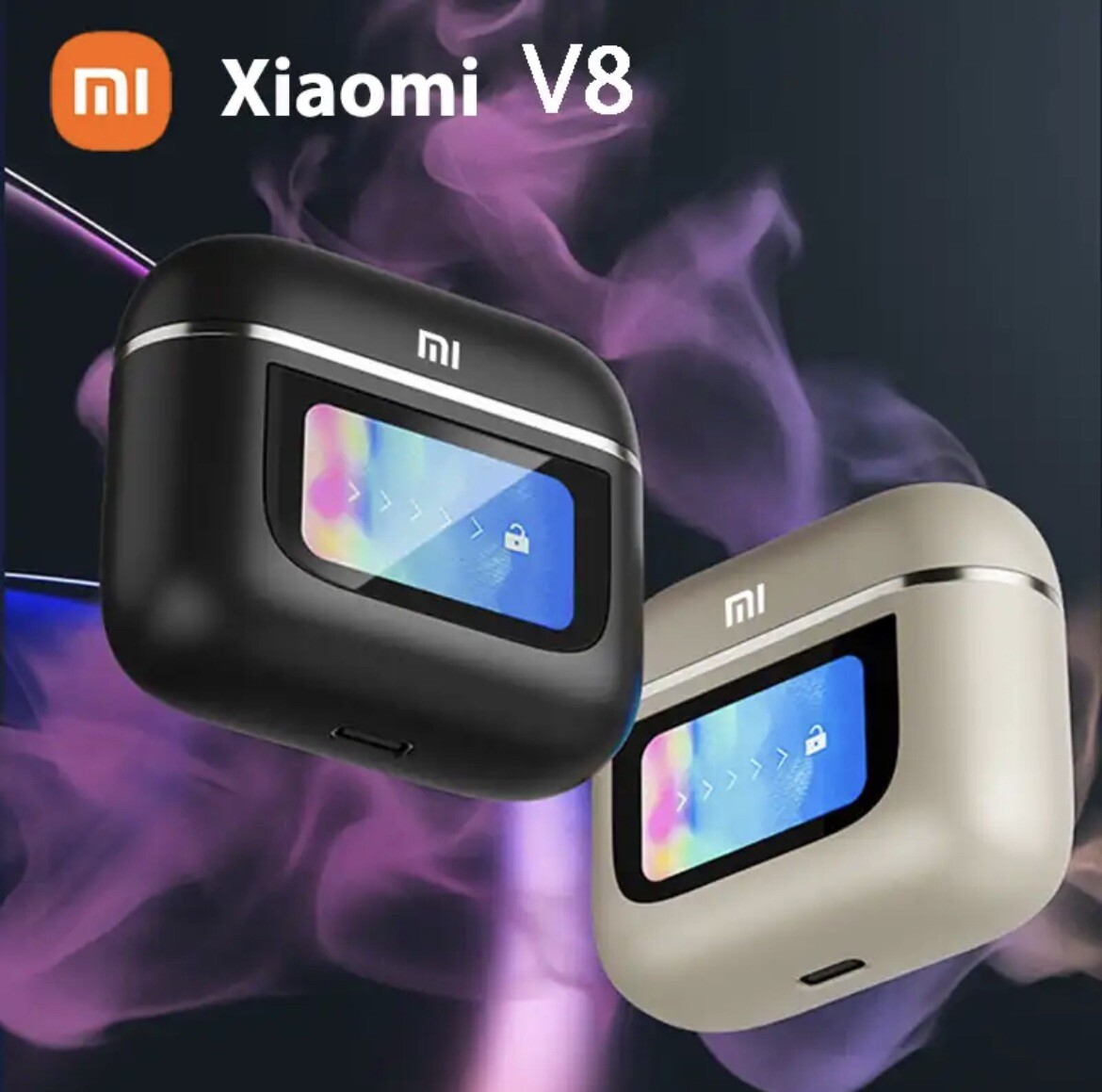 Écouteurs Bluetooth Xiaomi TWS V8 suppression du bruit double ANC ENC pour appels clairs