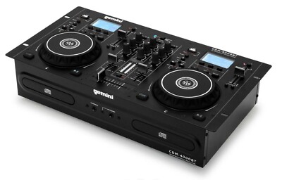 Gemini - CDM-4000BT - Dual CD/USB DJ Media Mixer/Controller With