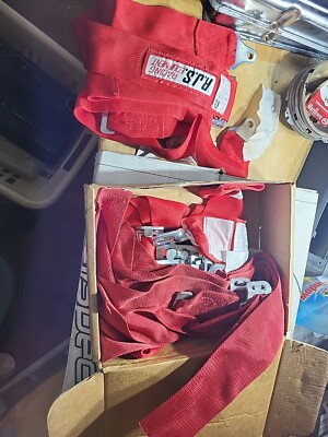 Nos RJS Racing Equipment 50502-18 234 Red Safety Harnesses Set Vintage 2008 New
