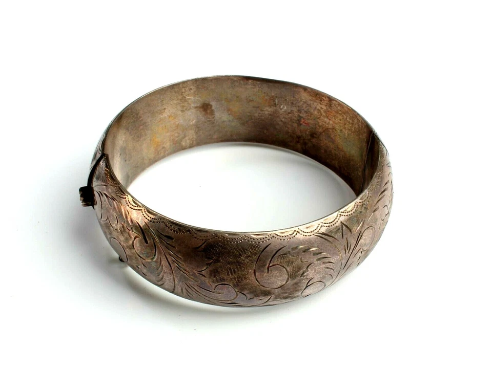 Pulsera china de plata antigua Foto 2 de 2