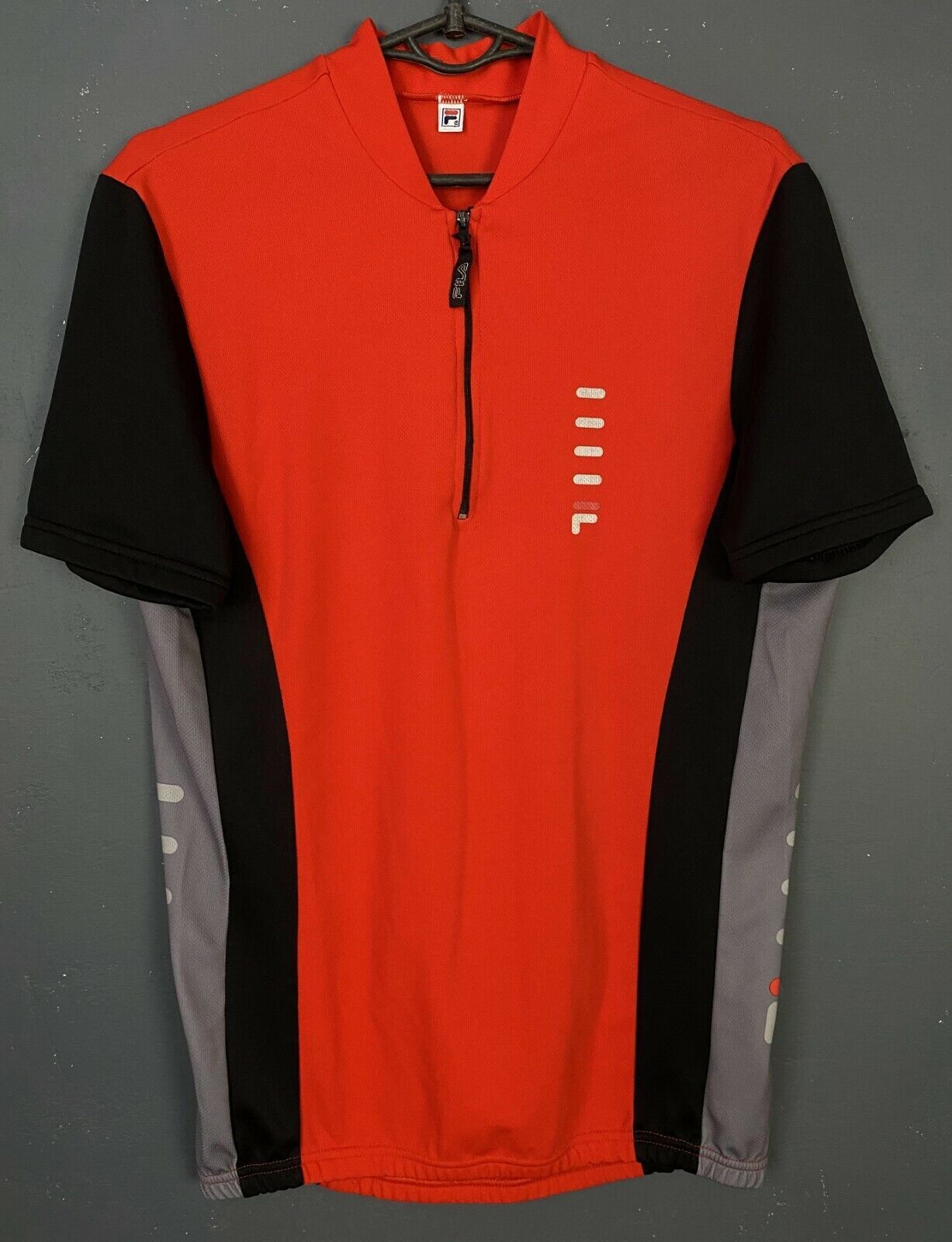 CAMICIA UOMO FILA ITALY ITALIA CICLISMO JERSEY MAGLIA MAGLIA VELO TAGLIA L 4