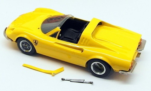 Western Models 1/43 Scale WP107X - Ferrari 246 GT Dino Open - Yellow Damaged - Picture 3 of 4
