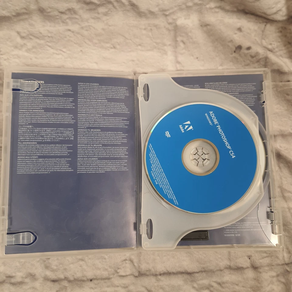 Adobe Photoshop CS4 MAC OS Serial On Case + Learning DVD - Image 4 of 4