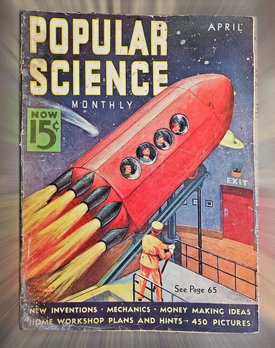 POPULAR SCIENCE MONTHLY Magazine-APRIL 1938 Volume 132 No. 4