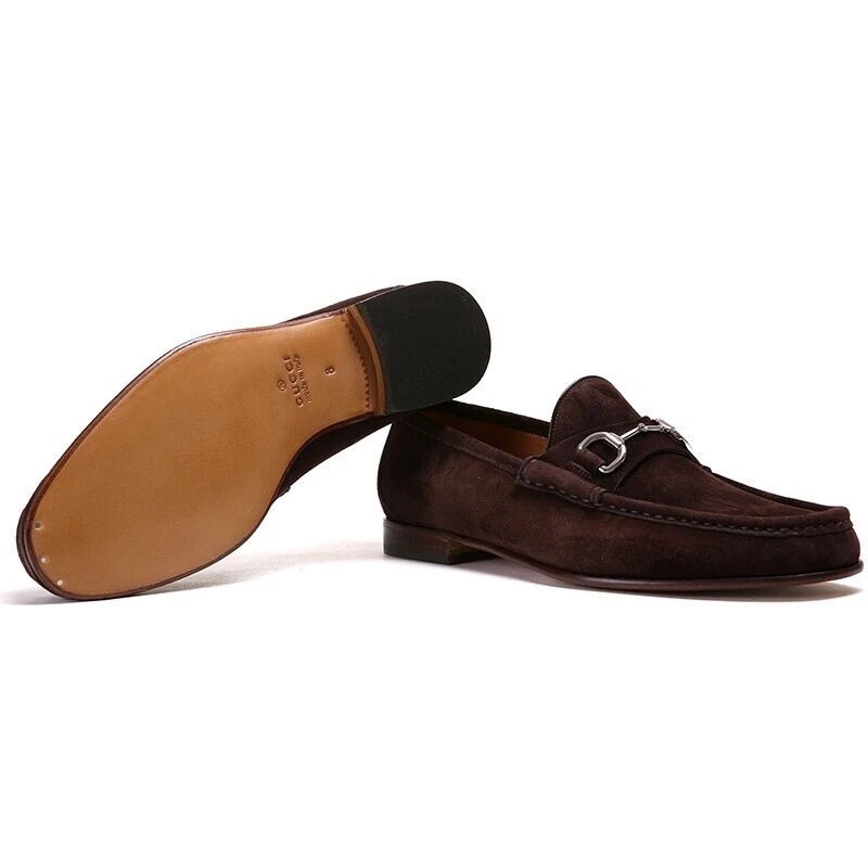 Mocassins/chaussures en daim homme Gucci neufs dans leur boîte us 7