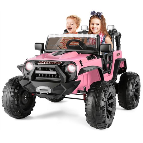 Electric 24V Kids Ride on Truck Car Vehicle Toys w/Remote Control 2Seat AUX Port - Picture 21 of 67